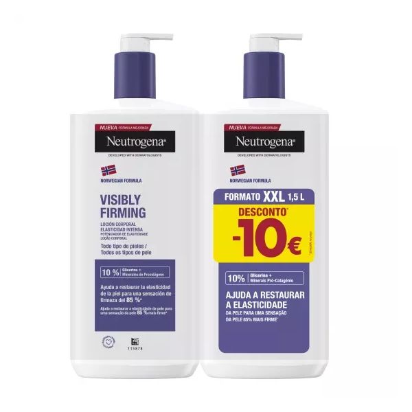 Neutrogena Visibly Renew Loção Corporal Reafirmante 2x400ml