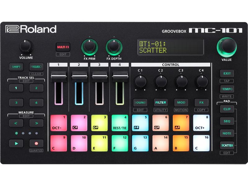 Roland Groove-Box MC-101 Kompakte Grösse. Massive Grooves.