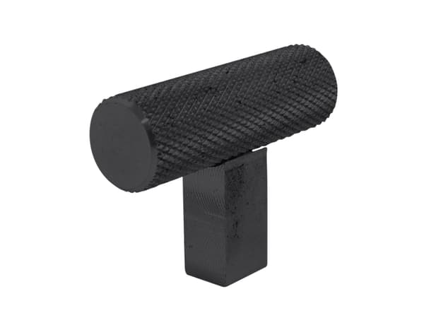 HOME It® Riflet t-greb møbelknop Ø16x50 mm matsort, 2 stk.