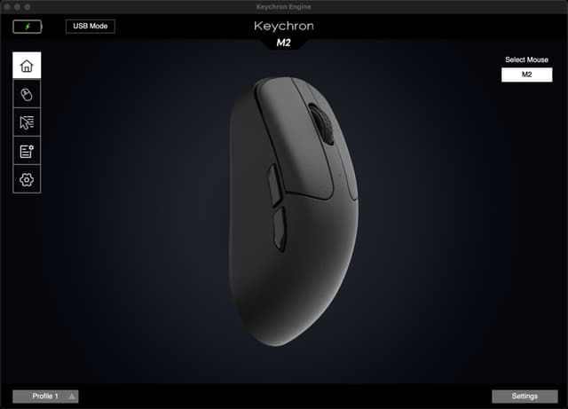 Keychron M2 trådløs gaming-mus