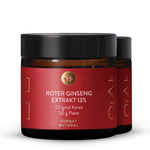 Sunday Natural Products  Roter Ginseng Extrakt Paste 13%