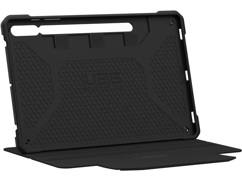 UAG Tablet Book Cover Metropolis Galaxy Tab S9  Schwatz Leichte Tablet-Schutzhülle mit effektiver Schutzfunktion für das Samsung Galaxy Tab S9