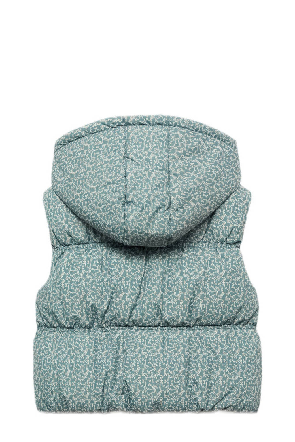 bodywarmer met all over print groen