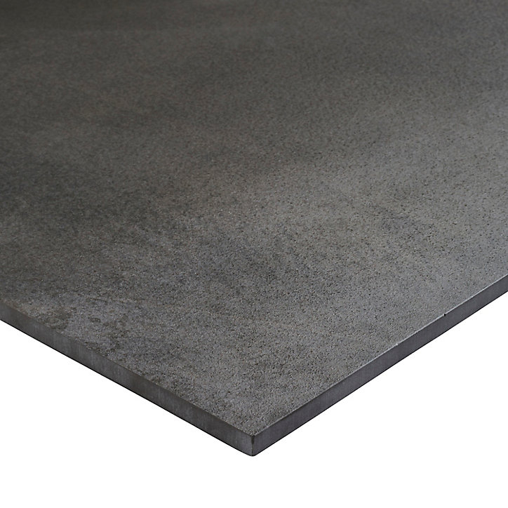 Carrelage sol gris lapatto 60 x 60 cm Metalized