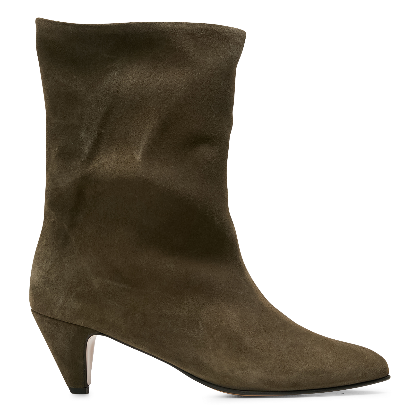 VULLY 50 - Bottines à talon en velours | Vert