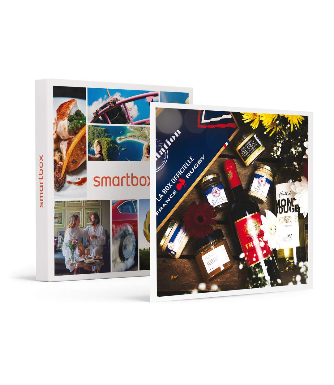 Coffret Le Bouchon spécial rugby de 7 produits du terroir livrés à domicile - SMARTBOX - Coffret Cadeau Gastronomie