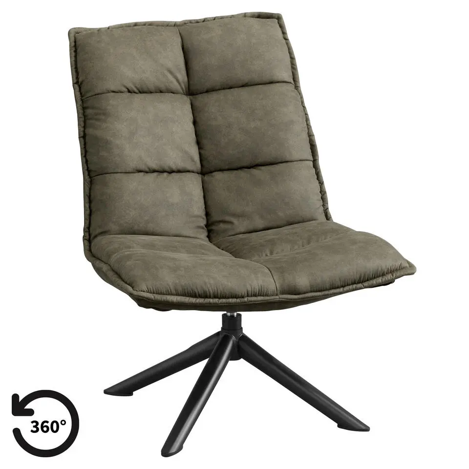 Draaifauteuil Clayton - groen