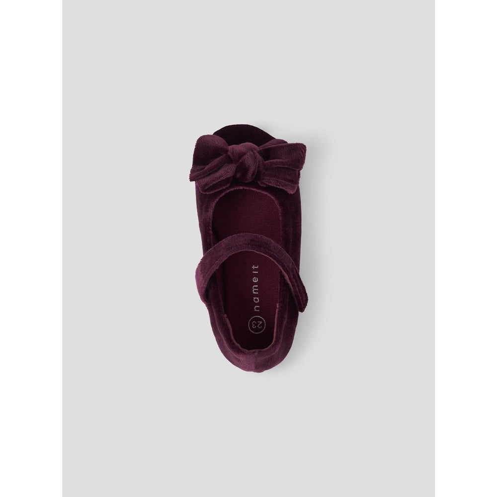 Køb Name It Burgundy Nmfriva Ballerina Sko