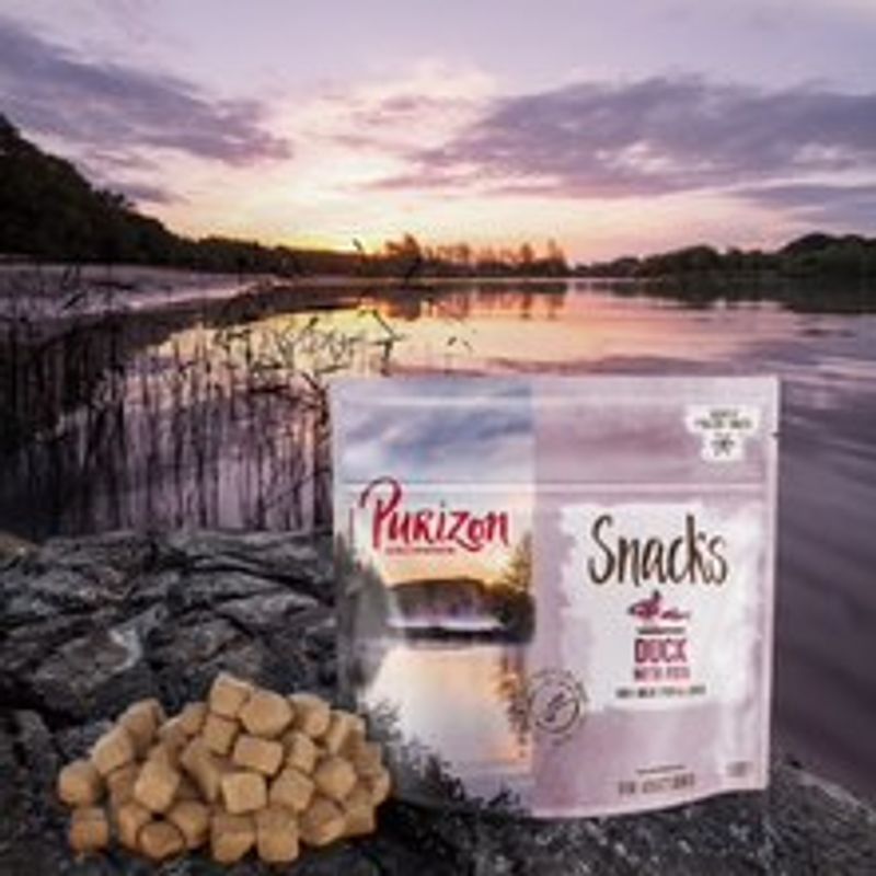 Friandises lyophilisées Purizon canard, poisson - sans céréales
