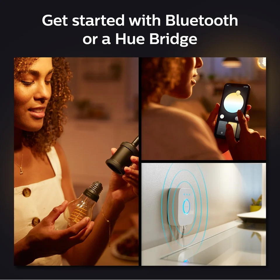 Philips Hue - E27 Filament A60 - White Ambiance