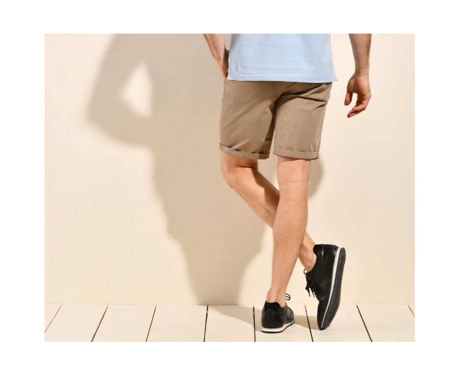 Bermuda chino homme Taupe Clair - BARRY