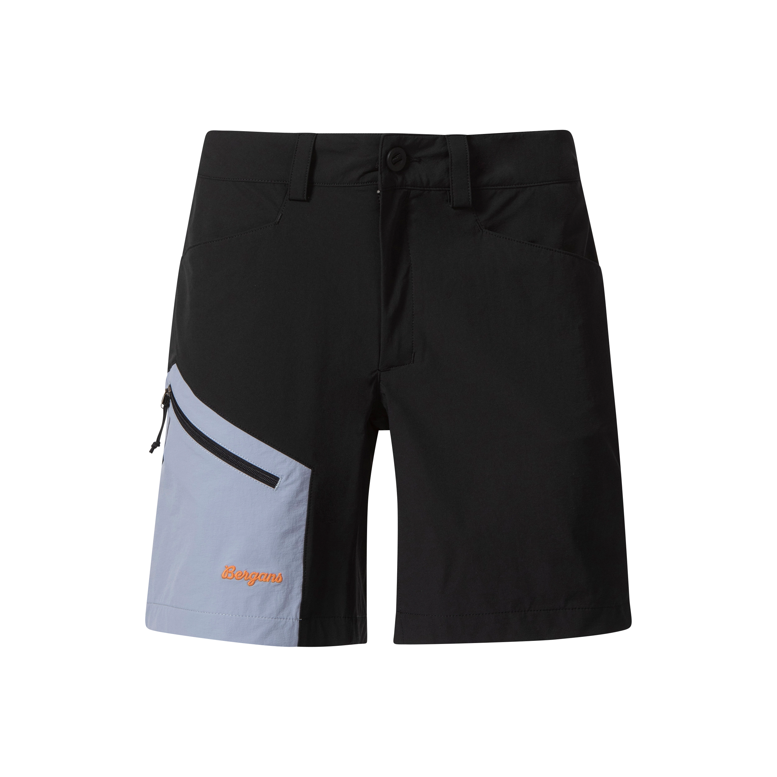 Vaagaa Light Softshell Shorts Women Black / Husky Blue