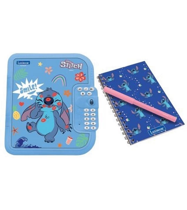 Lexibook Elektronisches Tagebuch mit Tresor Stitch Geheimtagebuch mit Notizbuch