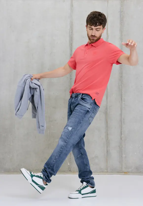 Regular Fit Jeans - dark indigo authentic wash