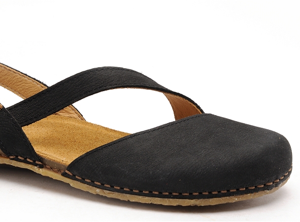 El naturalista nu pieds plats femme panglao n5813 noir