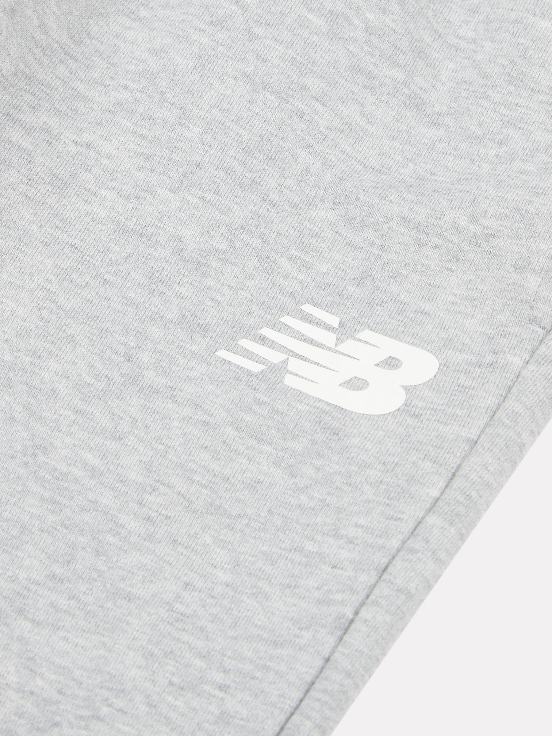Grijs - New Balance Cotton French Terry Stacked Logo Joggers