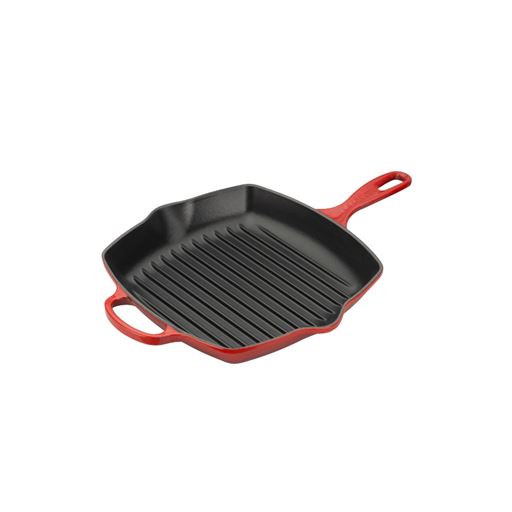 Le Creuset Kvadratisk Grillpande, Cerise, 26x26 cm