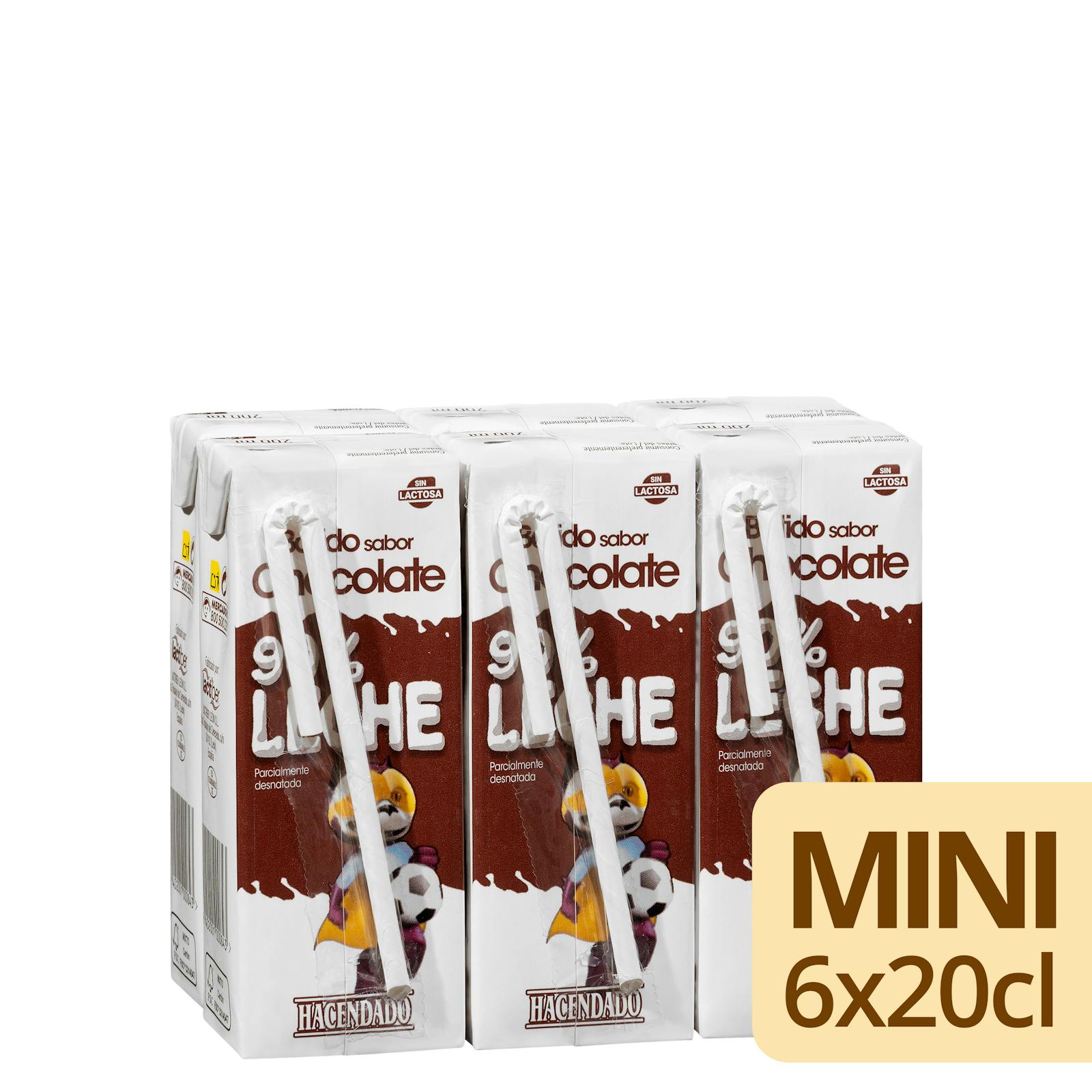 Shake au chocolat au lait 90% Hacendado