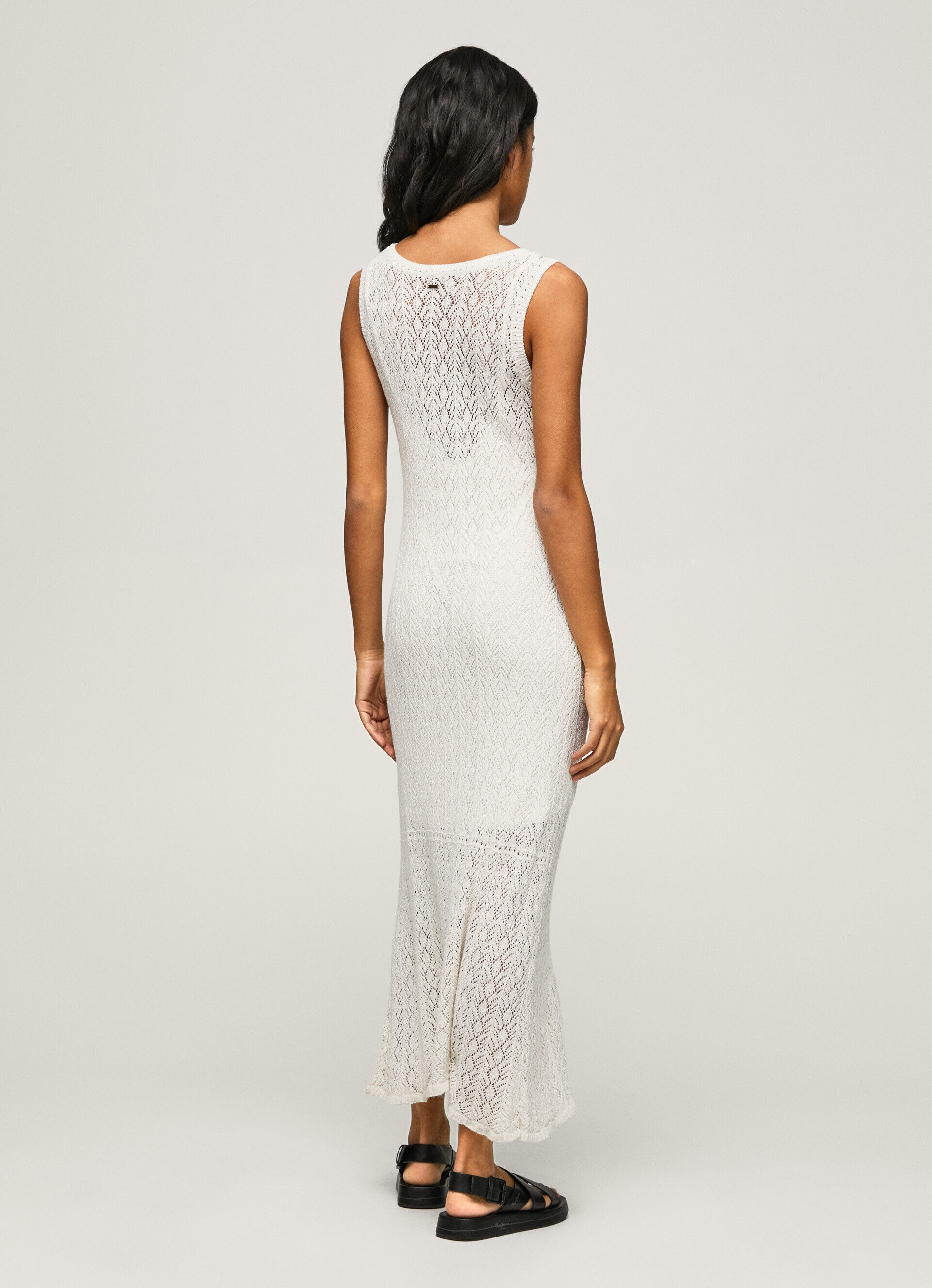 VESTIDO DE TRICÔ FARAH - branco