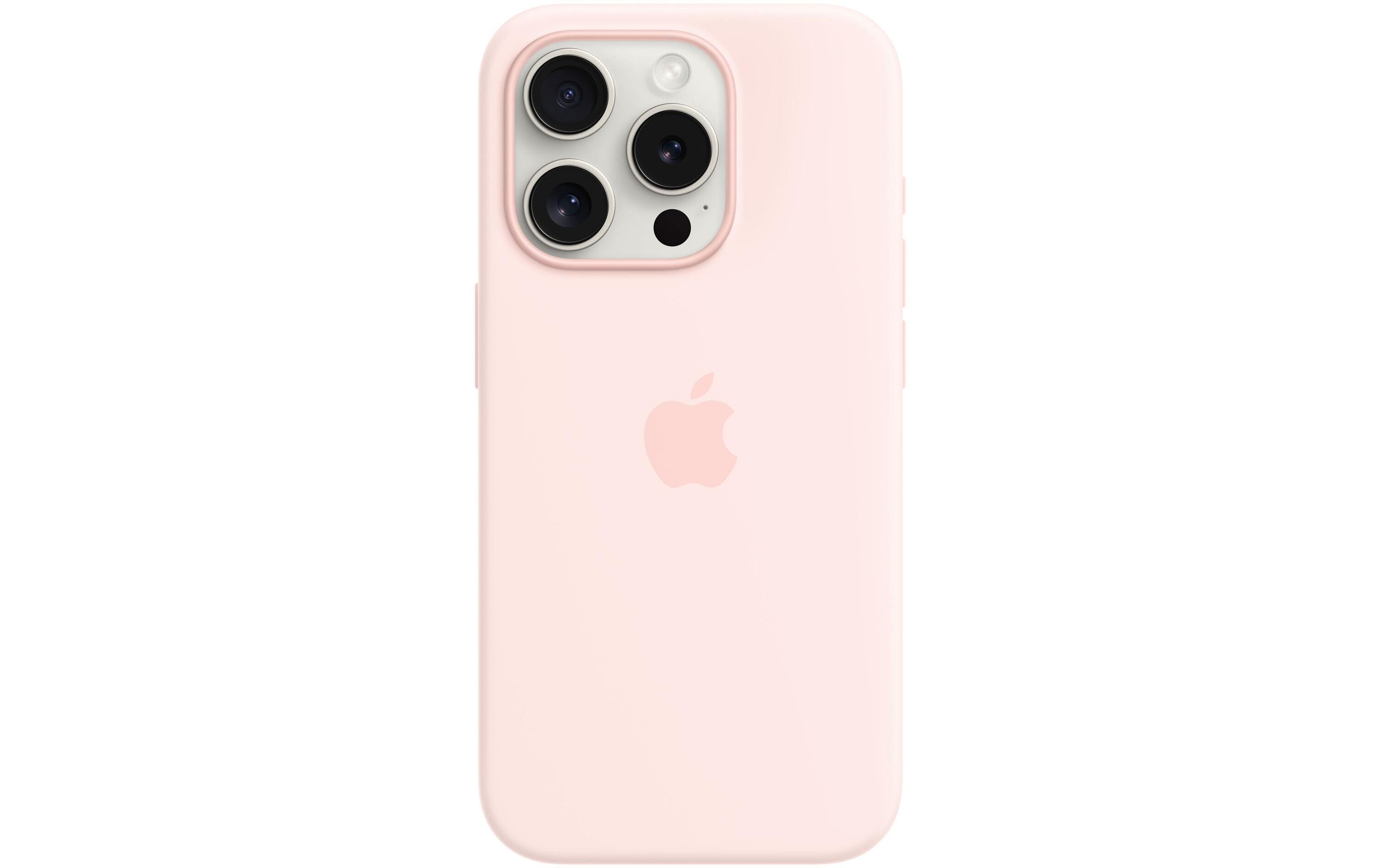 Silicone Case mit MagSafe iPhone 15 ProSilikon-Backcover mit «MagSafe» für das Apple iPhone 15 Pro