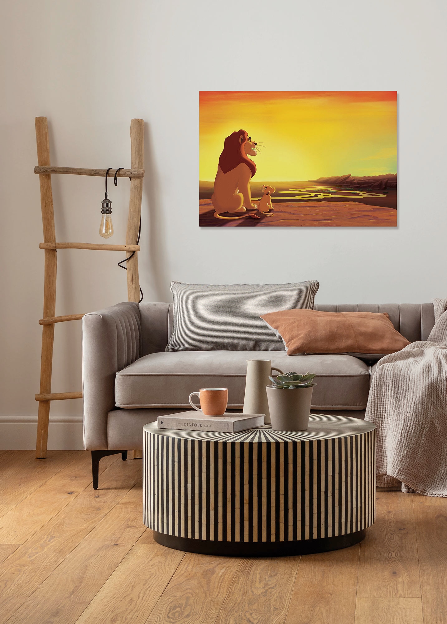 Komar Leinwandbild »Disney The Lion King Your Kingdom« Disney Set, 1 Stk. tlg. 90 x 60 cm (Breite x Höhe) - Kinderzimmer, Dekoration