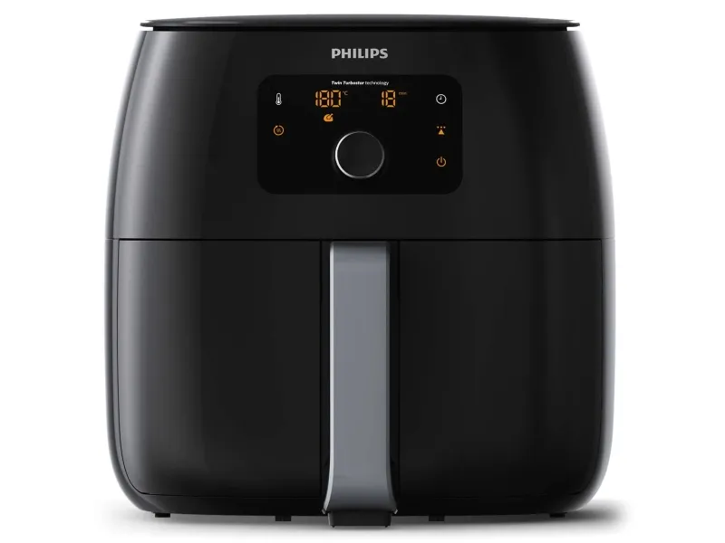Philips Avance Collection XXL HD9650 Twin TurboStar - Varmluftsrister - 2.2 kW - sort