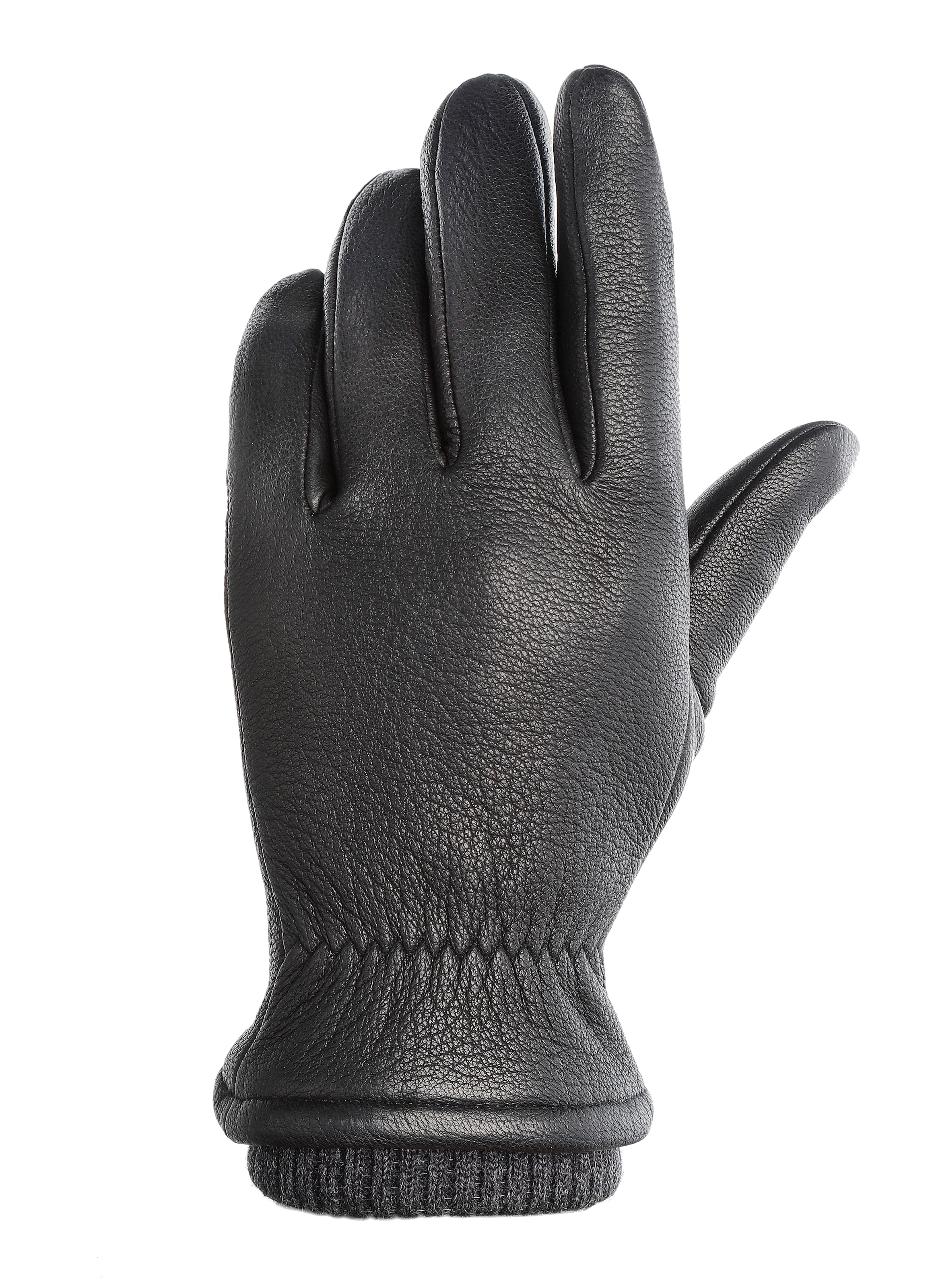 PEARLWOOD Lederhandschuhe »SOHO«, Strickbündchen, Temperaturregulierend, gefüttert
