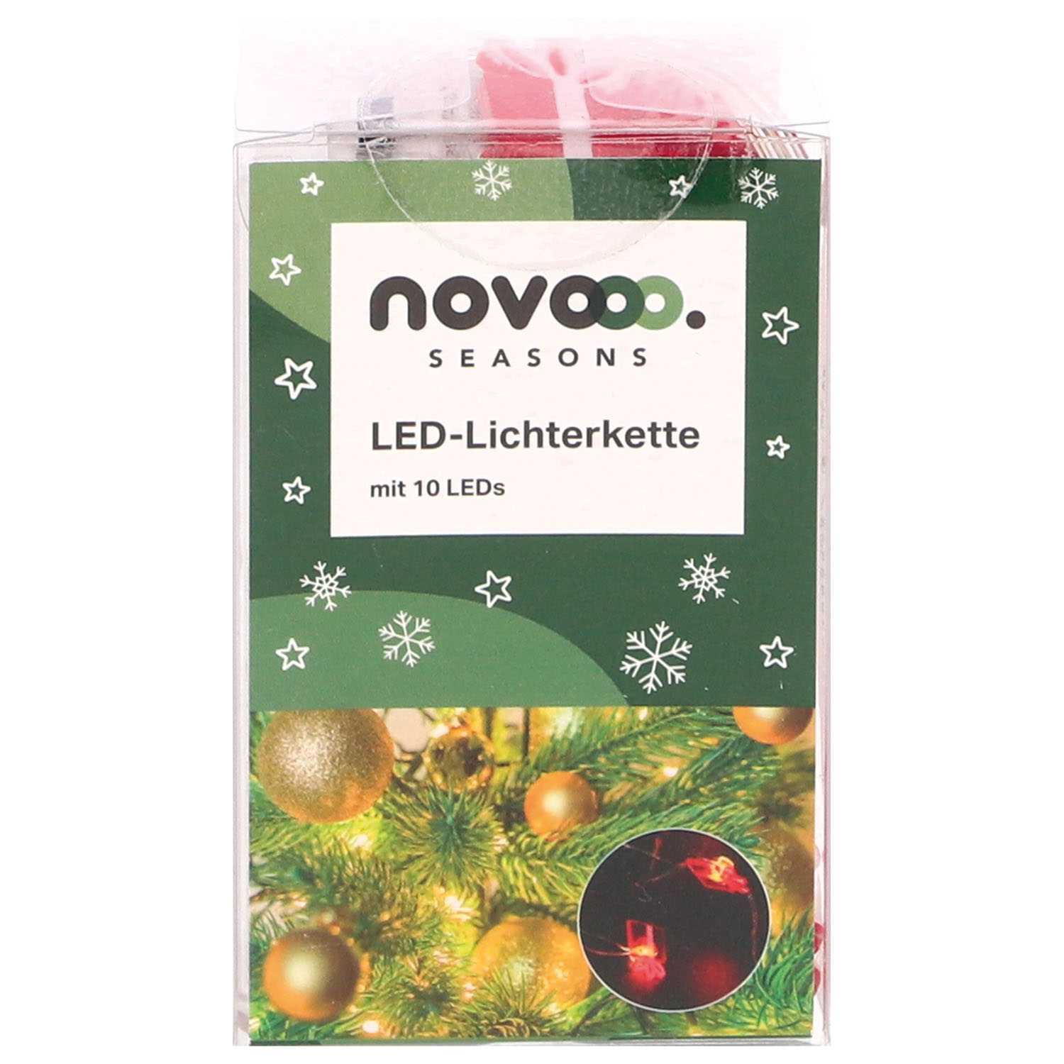 novooo Lichterkette 10LED Acrylfiguren 4f