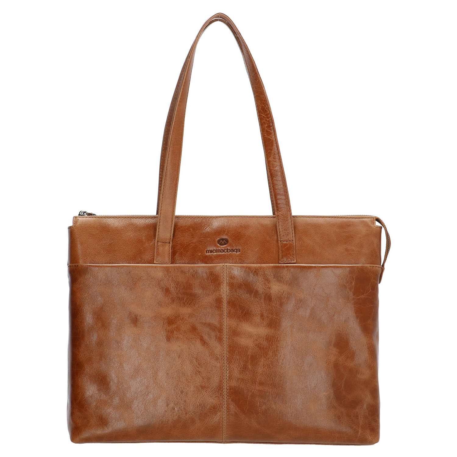 Micmacbags Porto Laptoptas bruin