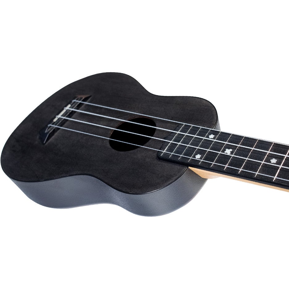 Flight Travel Series TUS35 Black sopraan ukelele met gigbag