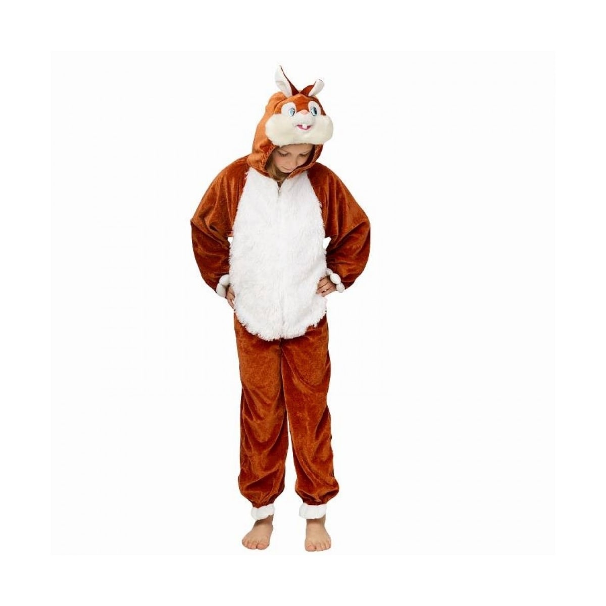 Barnedrakt kaninbrun (104 cm)