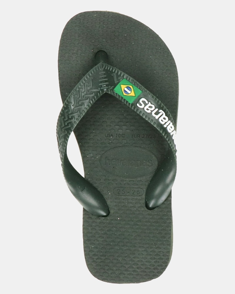 Havaianas Brasil Slippers  - groen