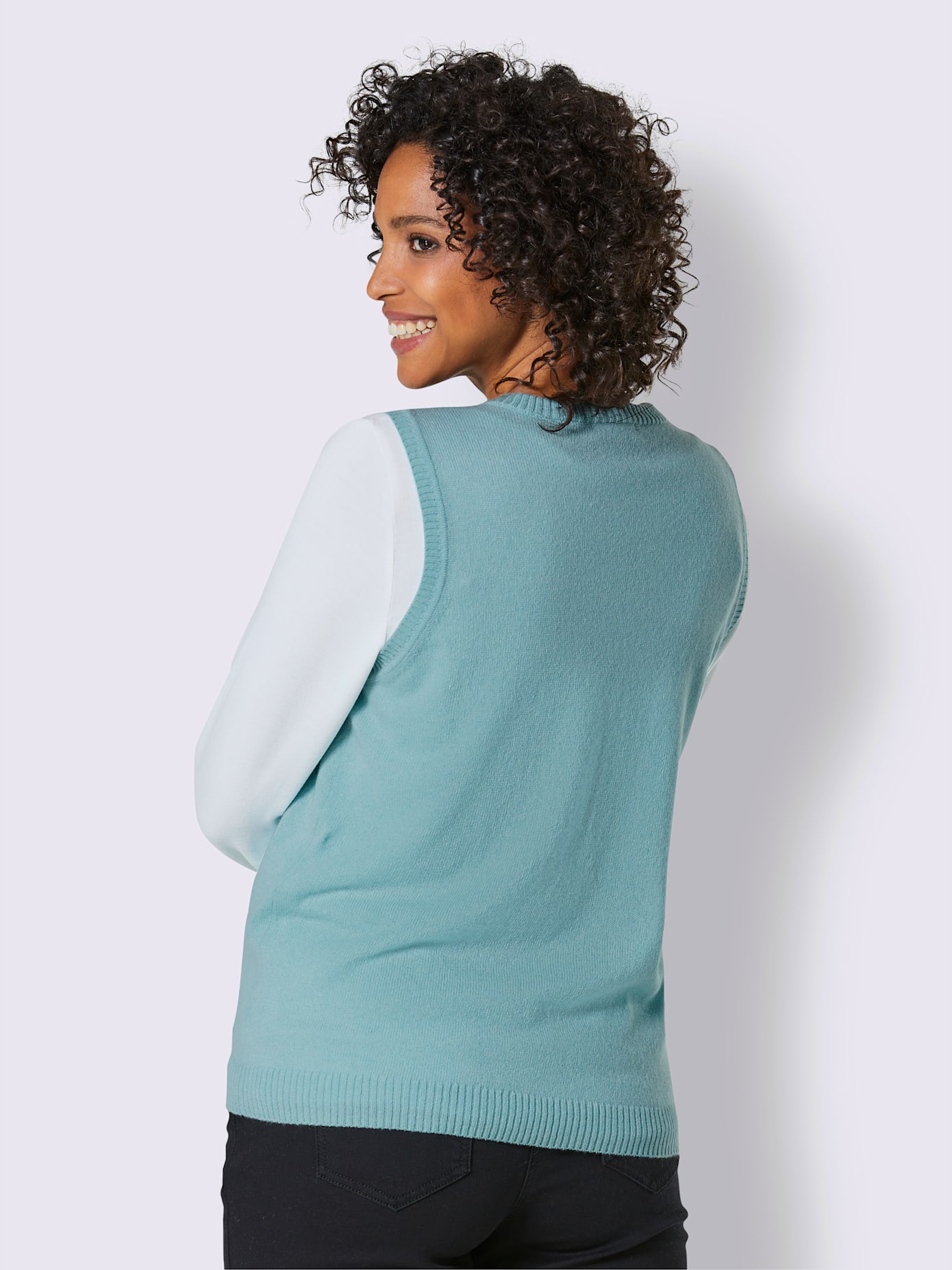 Gilet tricot en cachemire pur cachemire
