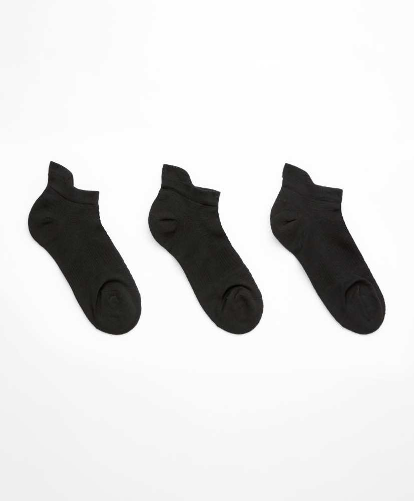 3 pares de meias esportivas de poliamida para tênis