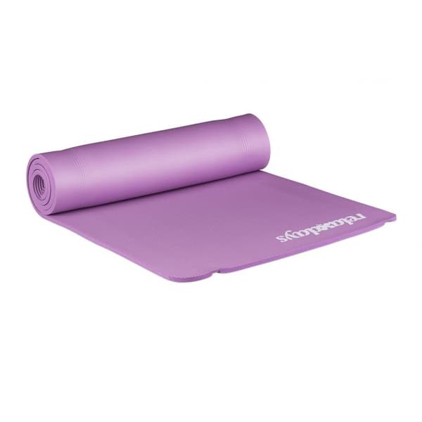 Yogamatte 1 cm tykk ensfarget