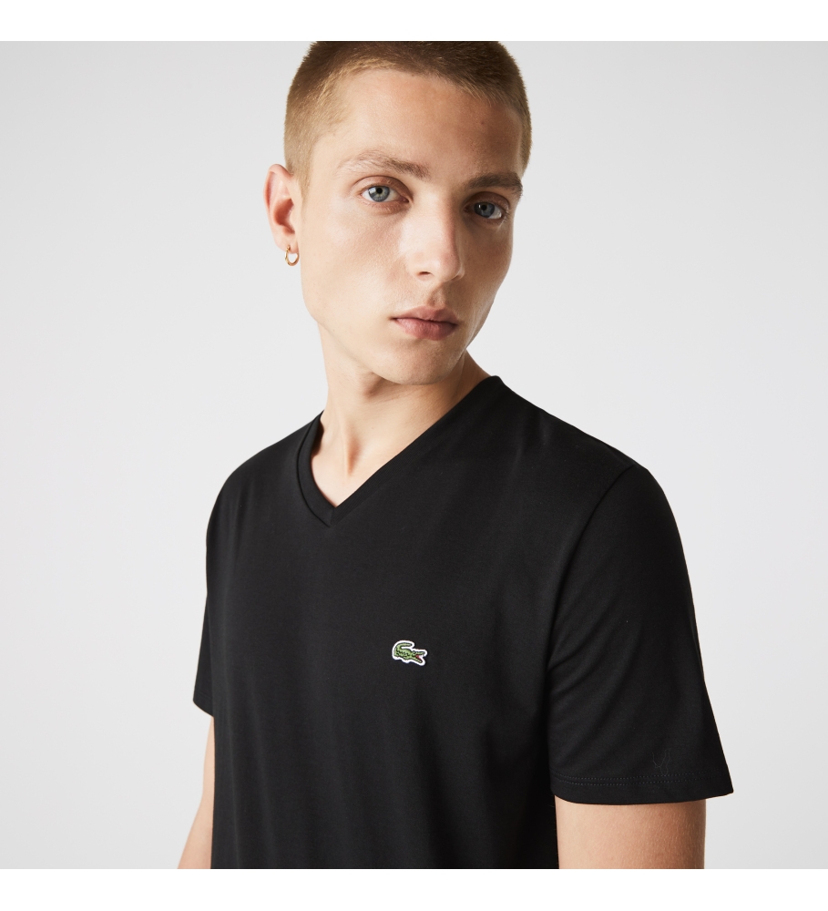 Camiseta Lacoste Pima preta