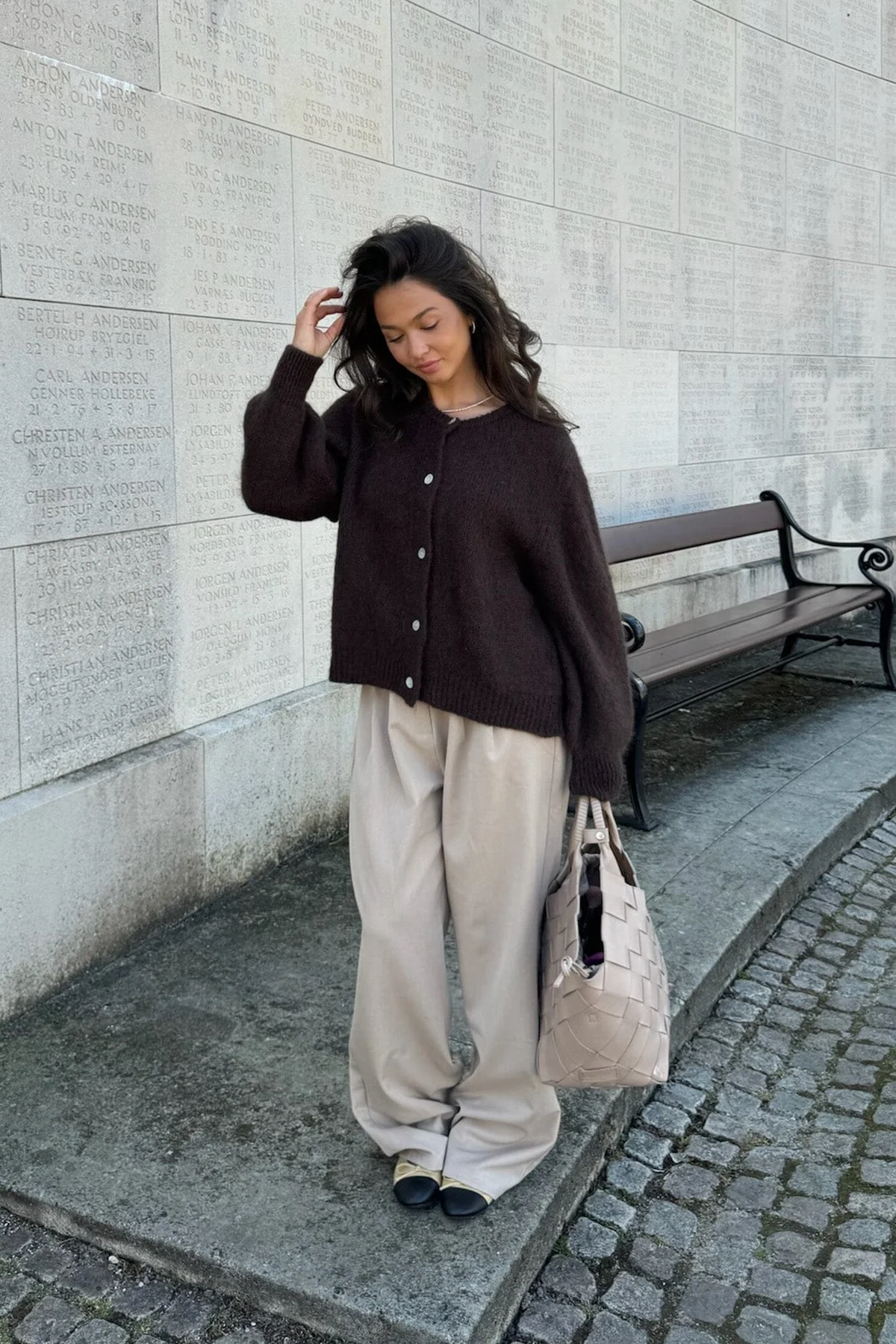 BYIC Idaic Cardigan dbrown dark brown
