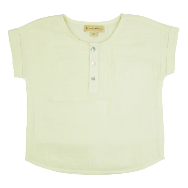 La Petite Collection Kurta Gaze de Coton Bio | Ecru