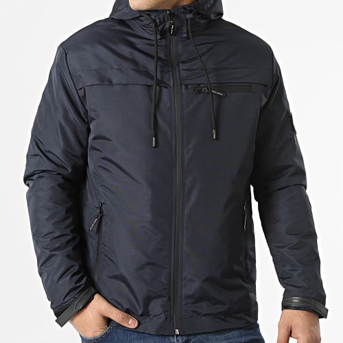 Veste Zippée Capuche Zoxea Bleu Marine