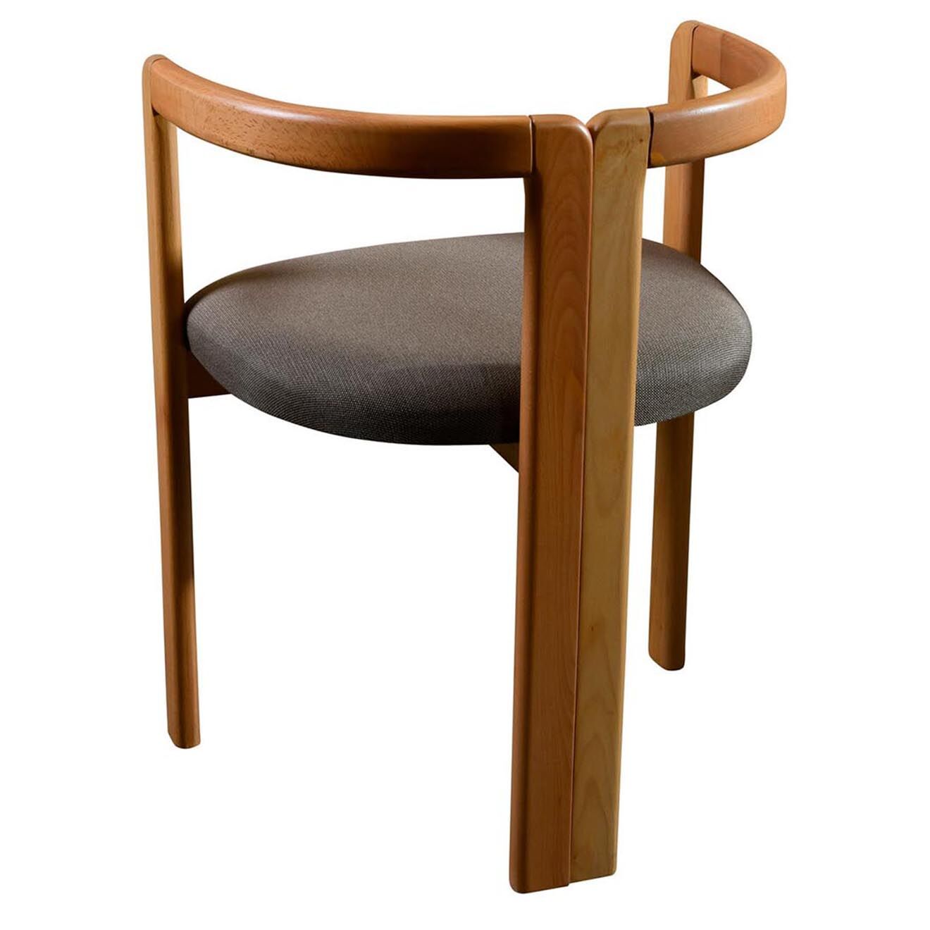 Wooden Art Chaise cery beige/marron - 47x71x57 cm