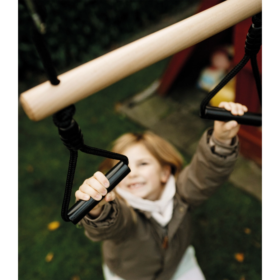 small foot® Trapezschaukel mit Turnringen Black Line