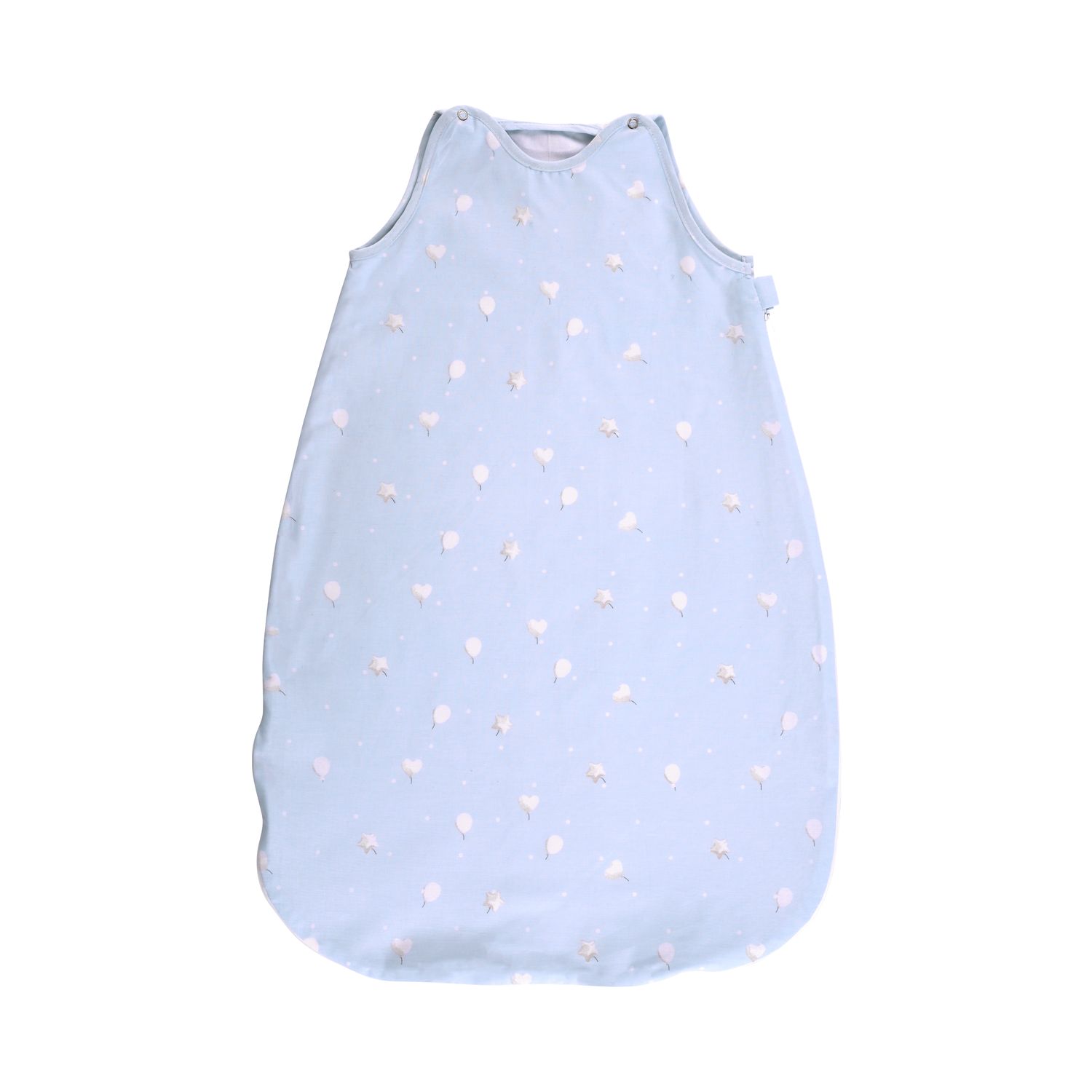 Lorelli Baby-Sommerschlafsack Summer, Länge 80 cm, Breite 42 cm, 100% Baumwolle hellblau
