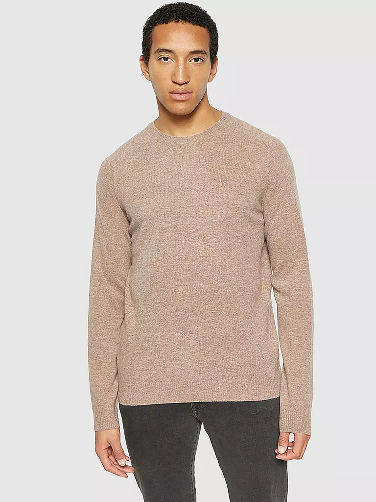 KNOWLEDGE COTTON APPAREL Pullover FIELD beige