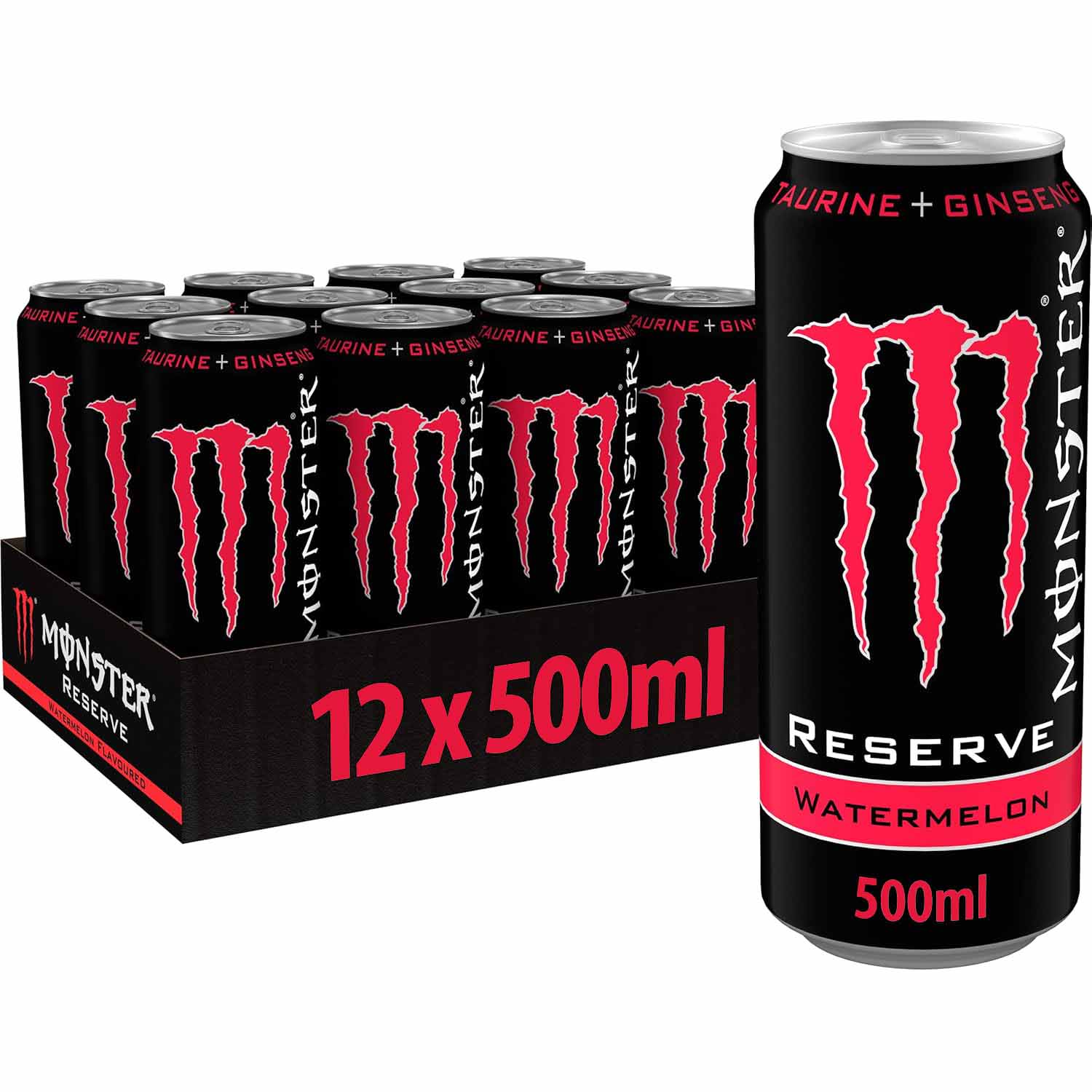 Monster Reserve Watermelon Flavour 12x0,5l = 6L MHD:30.12.25