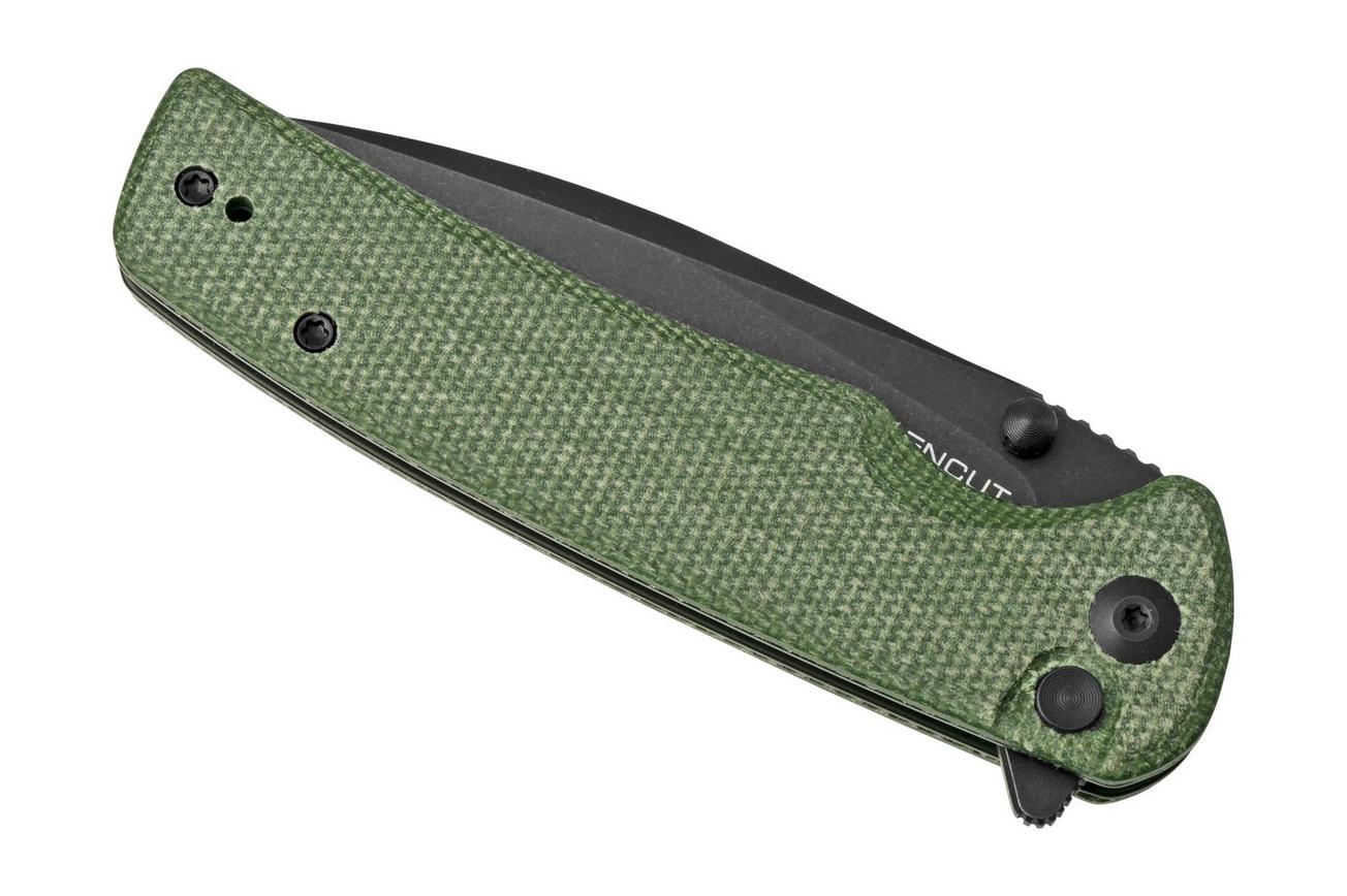 SENCUT Sachse S21007-2 Green Micarta zakmes