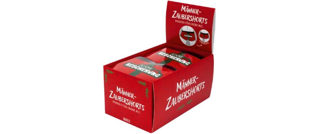 Boxershorts Schöne Bescherung Grösse M/LMänner-Zauberunterhose