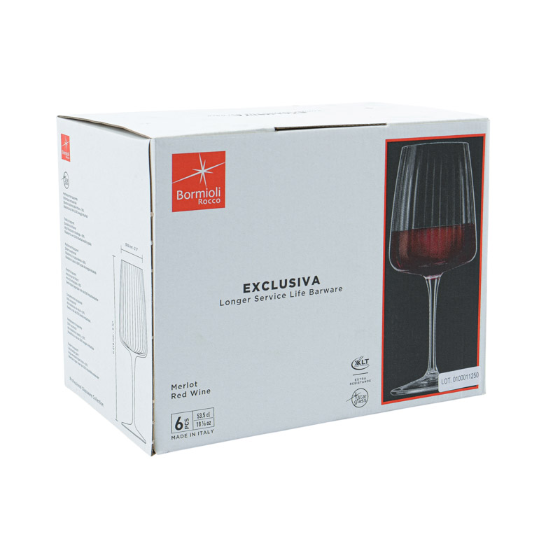 Lot de 6 verres à vin 'Excluvia'