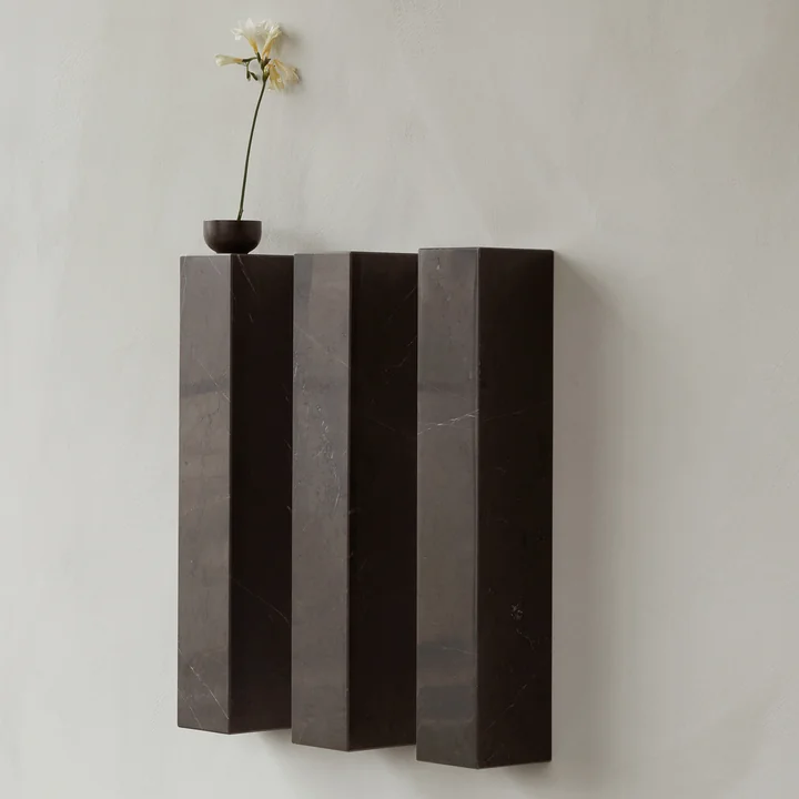 Audo - Plinth Wandregal, L 60 cm, sand (Kunis Breccia)