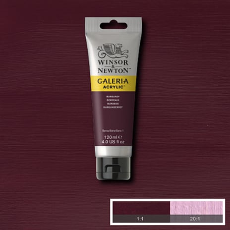 Galeria akrylmaling 120 ml - Burgundy