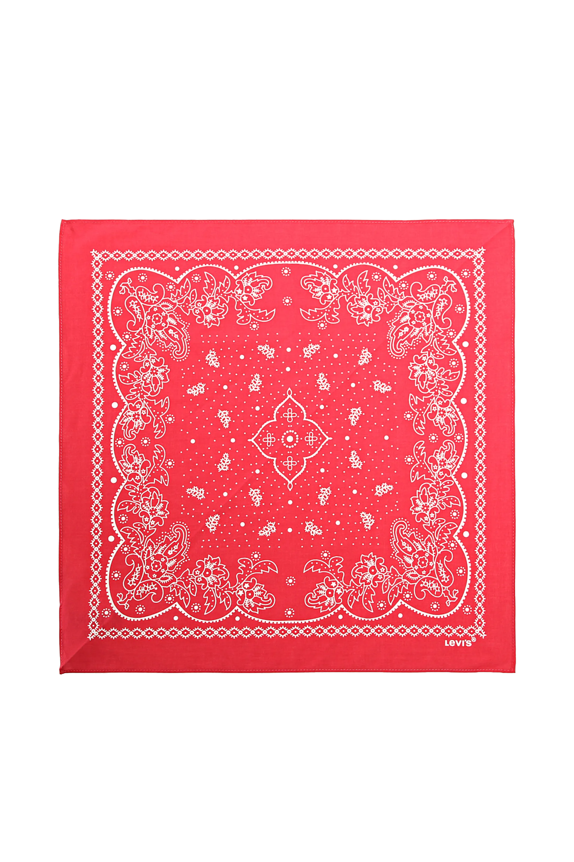 LEVI'S Bandana imprimé cachemire en coton Rouge